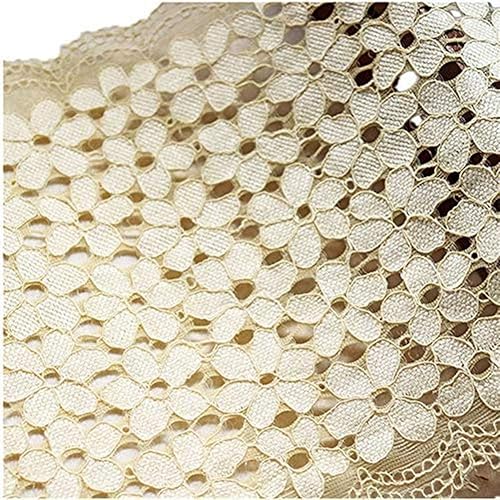 Miniatura 9 de Cinta de encaje floral de 5 yardas, tela bordada elástica de encaje de tul para accesorios para el cabello, manualidades de costura, decoración de