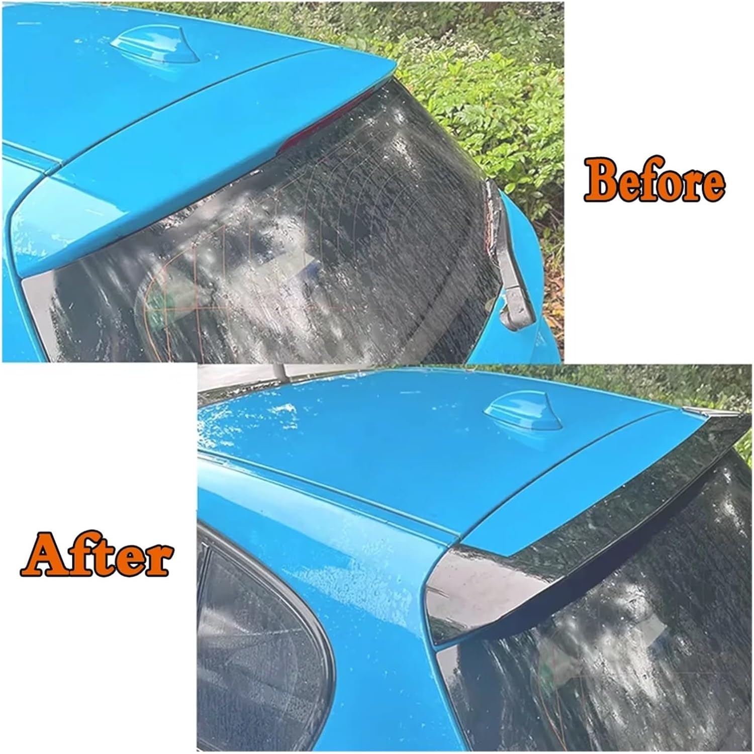 Car Tail Wings Fixed Wind Spoiler Rear Wing Auto Decoration Accessory Compatible For BMW 1 Series F20 F21 116i 120i 118i M135i 2011-2018(Gloss Black)