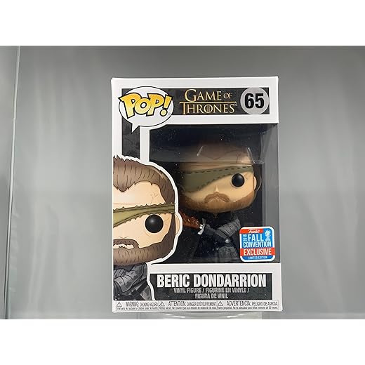 Funko Pop! Television: Game Of Thrones - Beric Dondarrion With Flame Sword 2018 Fall Convention Shared Exclusive