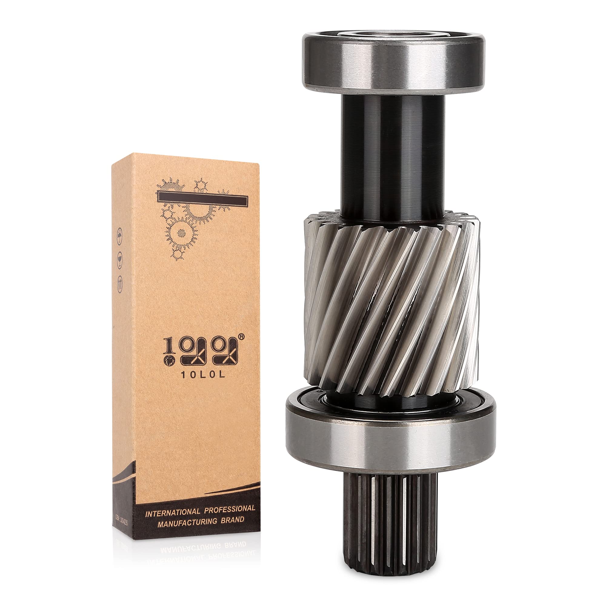 10L0L Input Shaft Kit for EZGO TXT & Medalist 1994-up, Marathon 1988-1994 Electric Golf Cart, 21 Tooth Spline Gear 1.5" Diameter, OEM# 28095G01 28095-G01 26926G01 26926-G01 612556