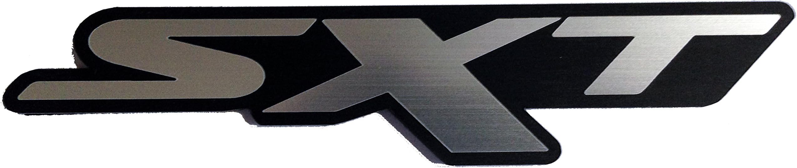 Compatible Sxt Version 2 Emblem with Mounting Hardware Replacement for Dodge Charger or Challenger