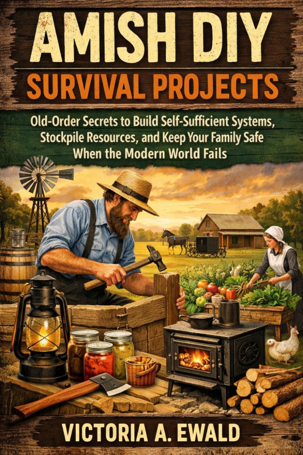 Amish DIY Survival Projects: Old-Order Secrets to Build Self-Sufficient Systems, Stockpile Resources, and Keep Your Family Safe When the Modern World Fails