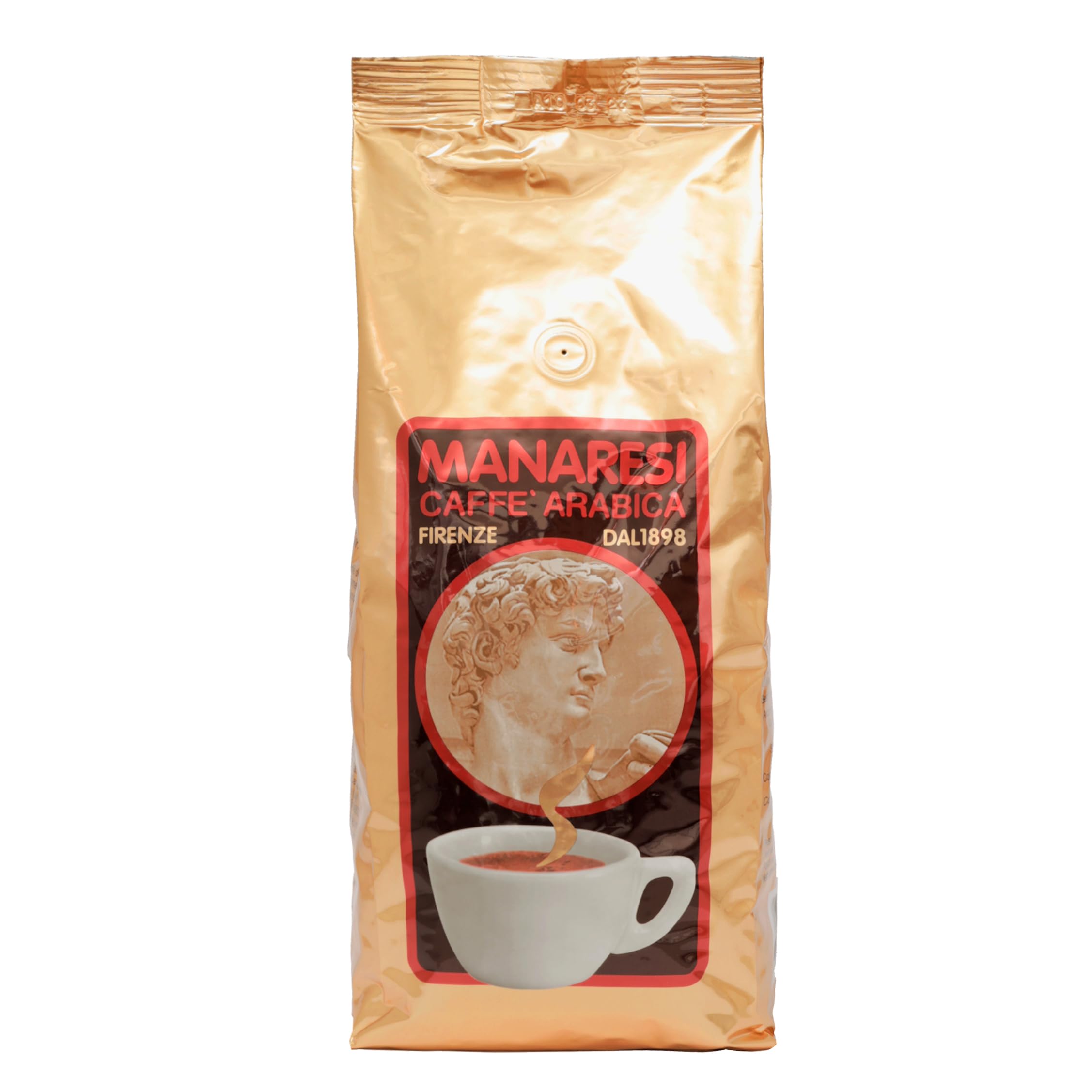 Manaresi - Kaffeeauswahl ORO in Bohnen | Packung box (4er x 1 kg) | Arabica 90% Robusta 10%