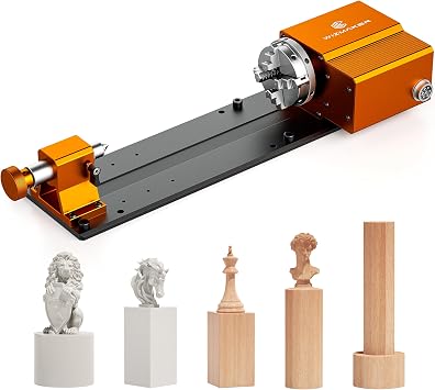 4th Axis, CNC router engraving machine rotating 4th axis, belt reduction ratio 14 1872 chuck diameter 4mm-63mm maximum length 190mm