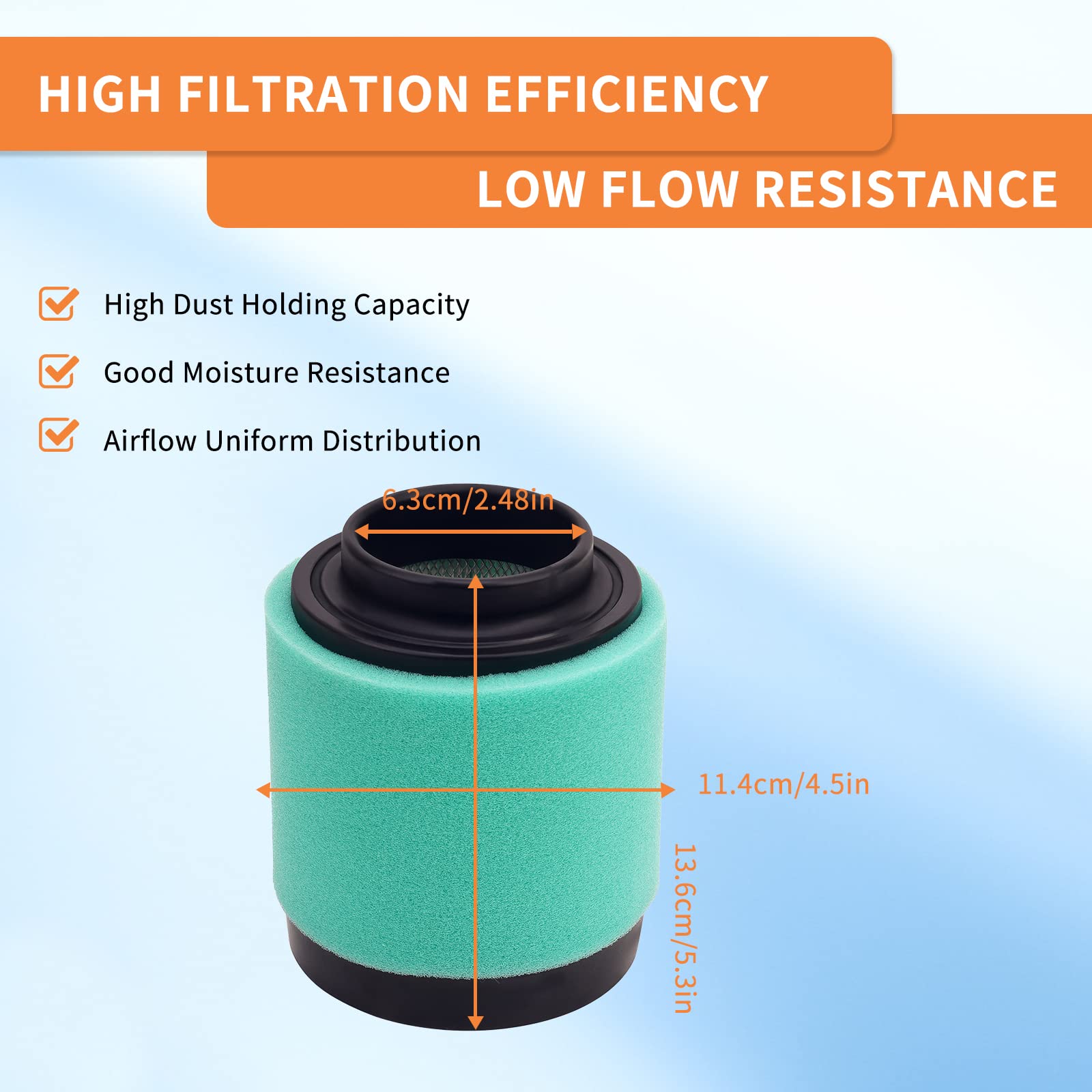 AHL Luftfilter 7080595 Ölfilter 2520799 3084963 Ersetzen Kompatibel Mit Polaris Sportsman 335 400 450 500 Magnum 325 500 Trail Blazer 330 Trail Boss 325 330 Xpedition 425 325 ATP 500