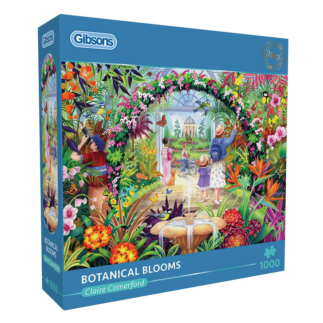 Gibsons Botanical Blooms 1000 Piece Jigsaw Puzzle for Adults