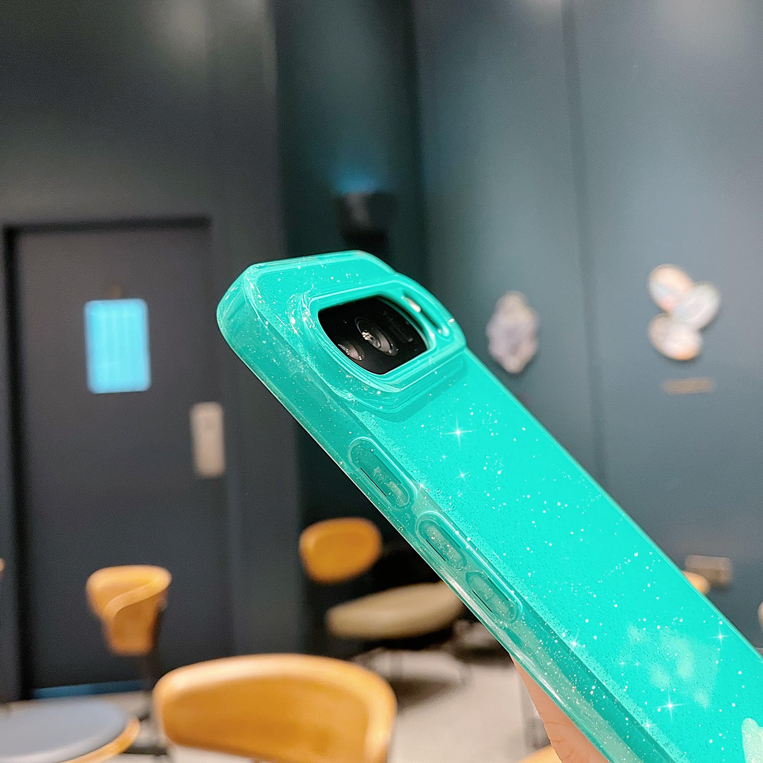 MINSCOSE Compatible With Google Pixel 9/9 Pro Case,Cute Bling Glitter Thin Slim Shockproof TPU Sparkly Cover For Women Girl For Google 9/9 Pro 6.3 INCH-Purple