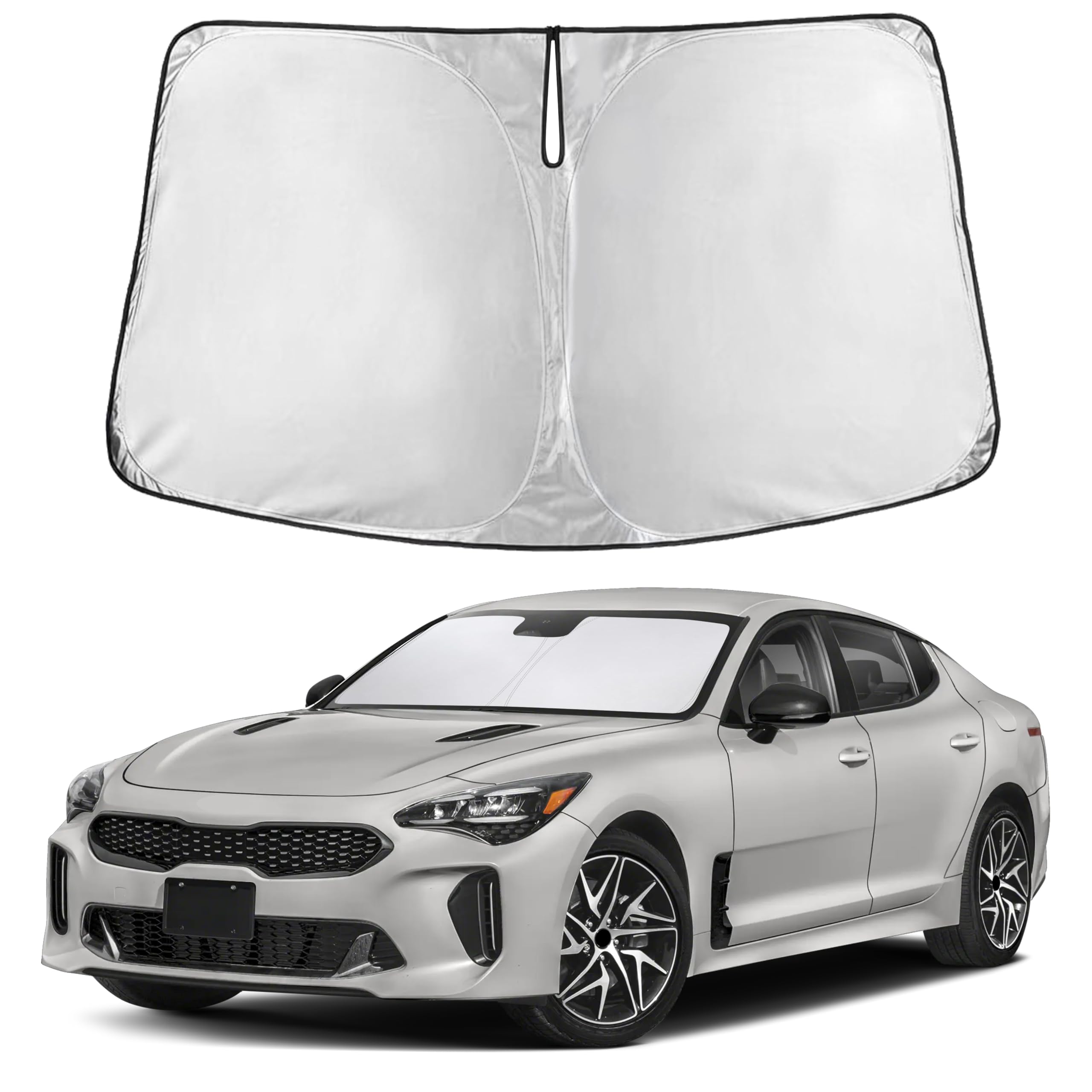 EcoNour Windshield Sunshade Compatible for Kia Stringer 2018-2021 2022 2023