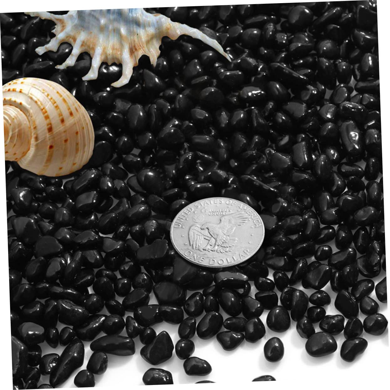 GANAZONO 1torba Gravel Do Akwarium Dekoracyjne Kamienie Do Zbiornika Rybnego Naturalny Odporny Deformacje i Terrarium