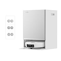 DREAME Matrix10 Ultra Robot Aspirapolvere e Lavapavimenti, Superamento Ostacoli 8 cm, Aspirazione 30.000Pa, Auto-svuot, Riemp, Autopulizia Moci, 0 Grovigli, Rileva 240+ Ostacoli, Controllo Vocale