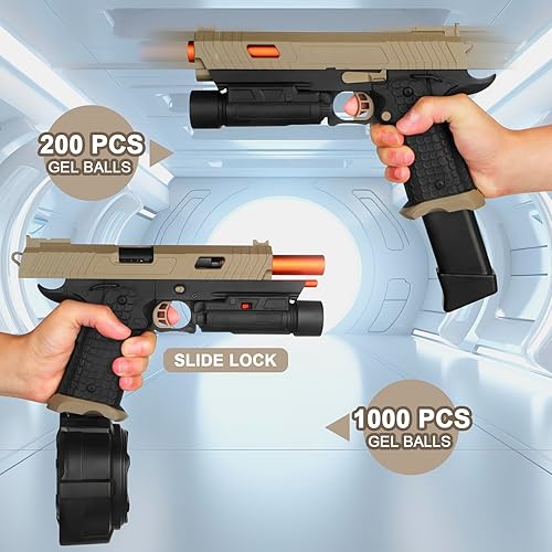 Miniatura 4 de Juguetes de gel X5, versión mejorada para X2 juguetes de gel completamente automáticos con gafas y tambor, para juegos de Navidad y Pascua, al aire