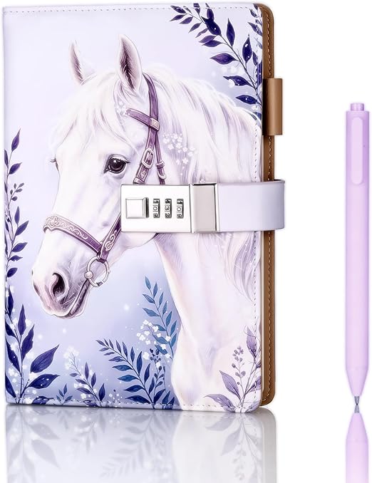 JIANTA Carnet Secret Verrouillable JIANTA avec Code et Stylo Assorti