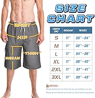 Vista 2 de Traje de baño para hombre, de secado rápido, con forro de malla, divertido traje de baño