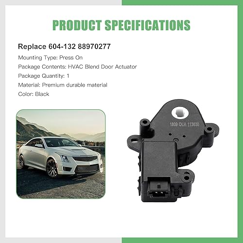 Vista 767 de SCITOO Reemplazo de actuador de puerta de mezcla de calentador HVAC para Ford F-150 2004-2008, para Ford para Lobo 2004-2008, para Lincoln para Mark