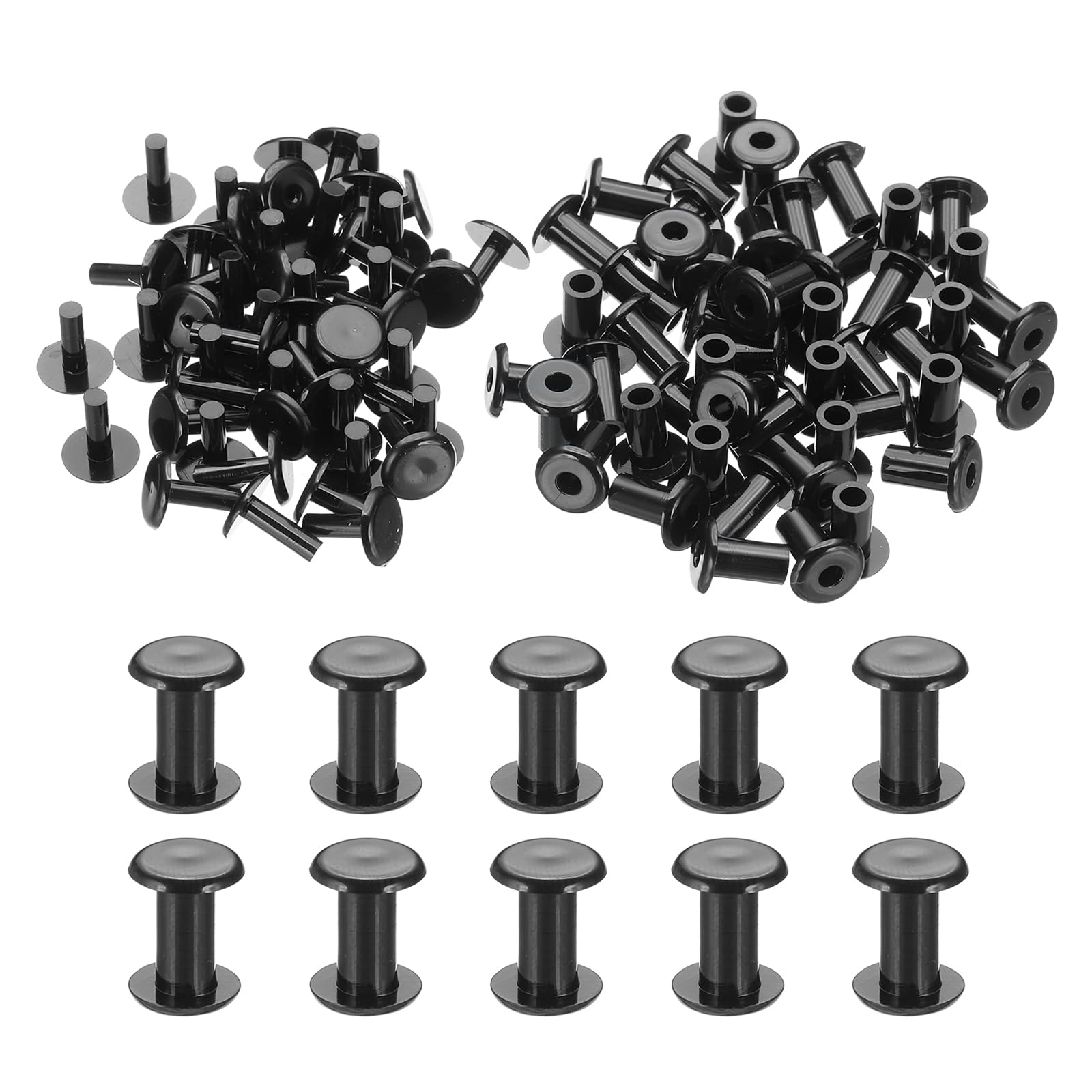 PATIKIL M5x10mm Plastic Binding Post