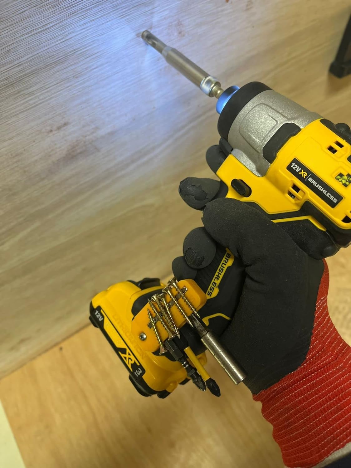 StealthMounts 4590 Magnetic DeWalt Bit Holders | 2 Pack Bit Holders for DeWalt Impacts and Drills