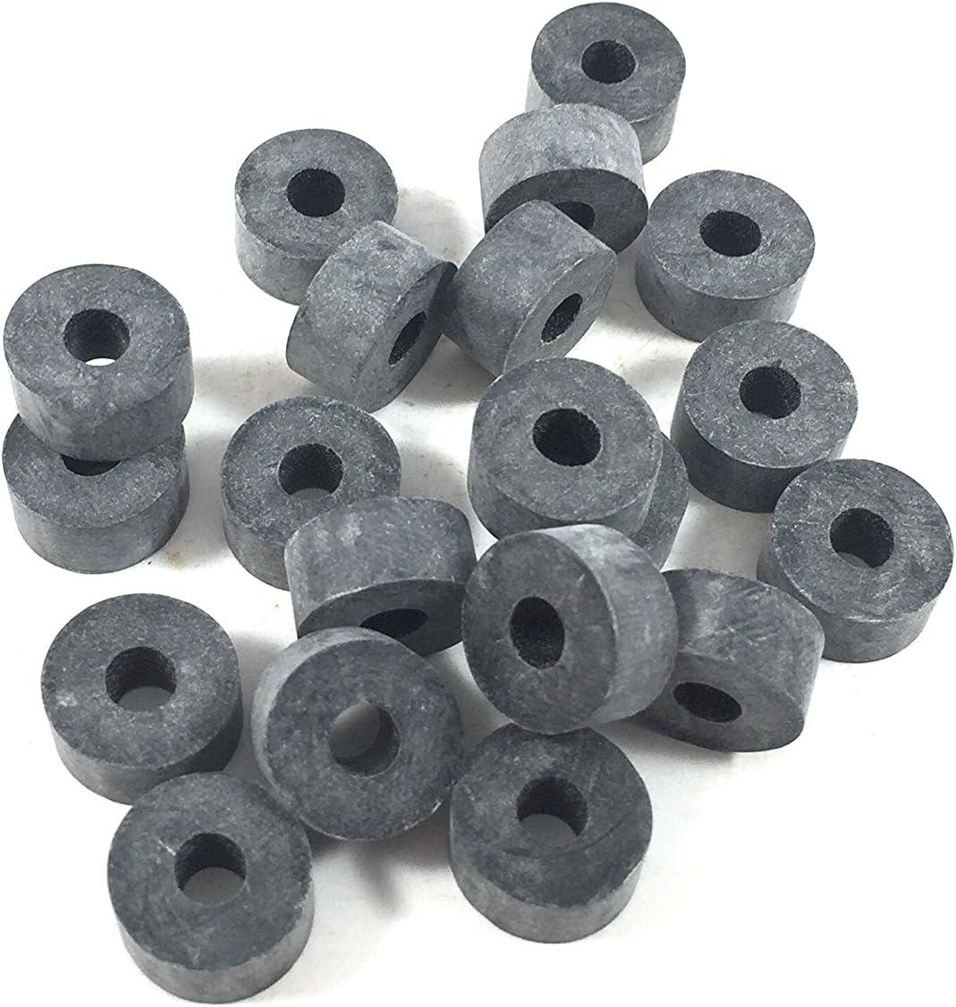 Gun Guy Gear Holster Spacers - Leathercraft & Kydex Chicago Screw - Rubber Washers (20 Qty)