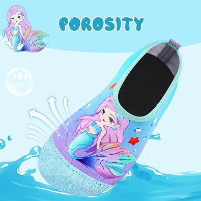 Kids Water Shoes Girls Boys Outdoor Quick Dry Barefoot Aqua Socks for Toddler Sport Beach Swim Surf