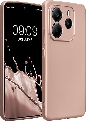 Vista 371 de kwmobile Funda compatible con Xiaomi Redmi Note 11 / Note 11S - Funda protectora de silicona TPU suave y delgada - Azul Báltico Azul (Baltic Blue)