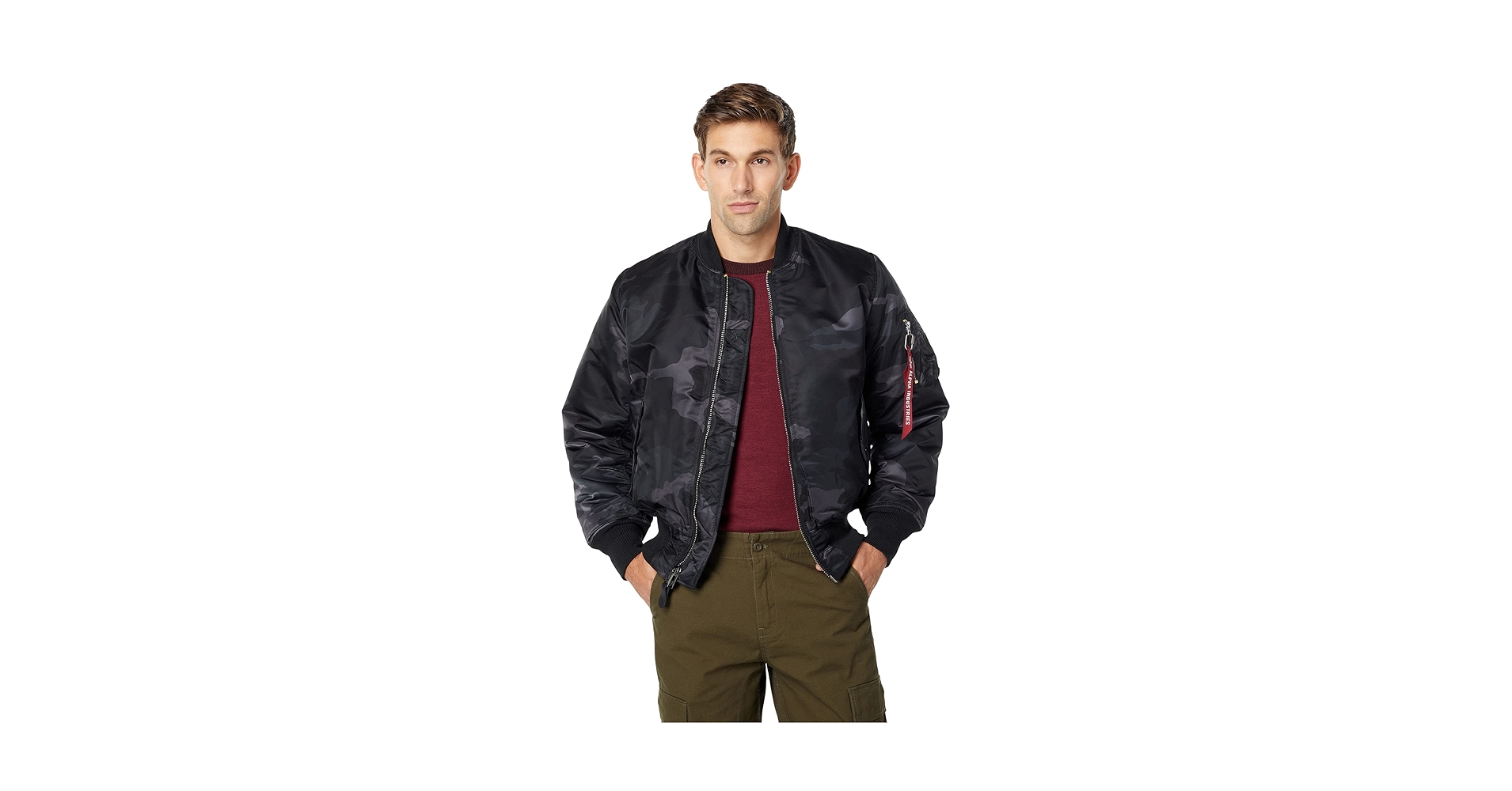 Amazon.com: ALPHA INDUSTRIES Men's MA-1 Flight Jacket