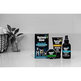 Tattoo Goo Tattoo Care Lotion, 50 Pk Travel Size, Soothes Itch & Irritation, Hydrate & Preserve Color, Non-Greasy Moisturizer, Aftercare Lotion with Olive Oil & Panthenol, No Petroleum or Mineral Oil