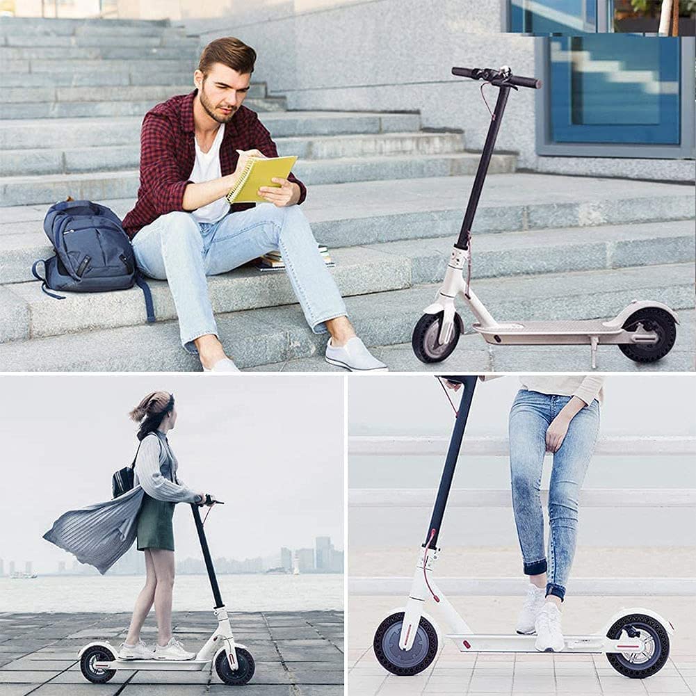 Roue de Scooter électrique, Remplacement de Pneu en nid d'abeille Anti-dérapant Avant/arrière de 8,5 Pouces, Pneu Solide antidéflagrant pour Accessoires de Scooter électrique