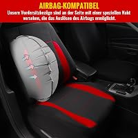 AUTOYOUTH Autó Üléshuzat Elöl Vörös Univerzális Autósülés Védő Kiegészítő - red 3