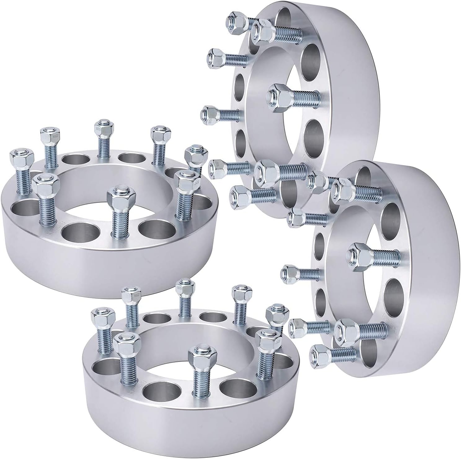 Amazon.com: IRONTEK 8x170mm Wheel Spacers [2in M14x2 Studs, 125mm Hub ...