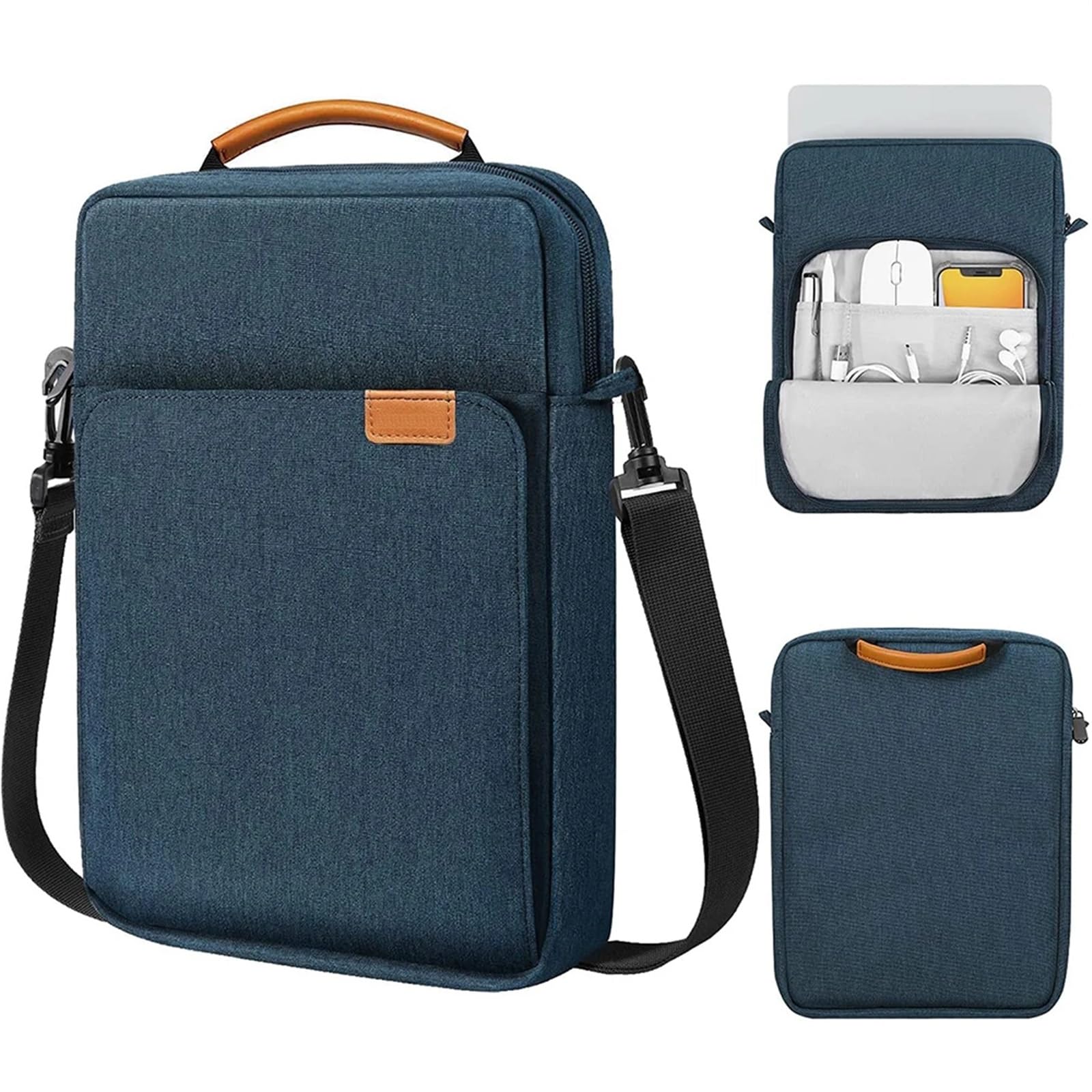 Borsa per Tablet Borsa for Tablet Custodia Portatile Borsa for Tablet Custodia for Tablet Borsa for Telefono Custodia Protettiva Antiurto(Blue,12.4-13.3 inch)