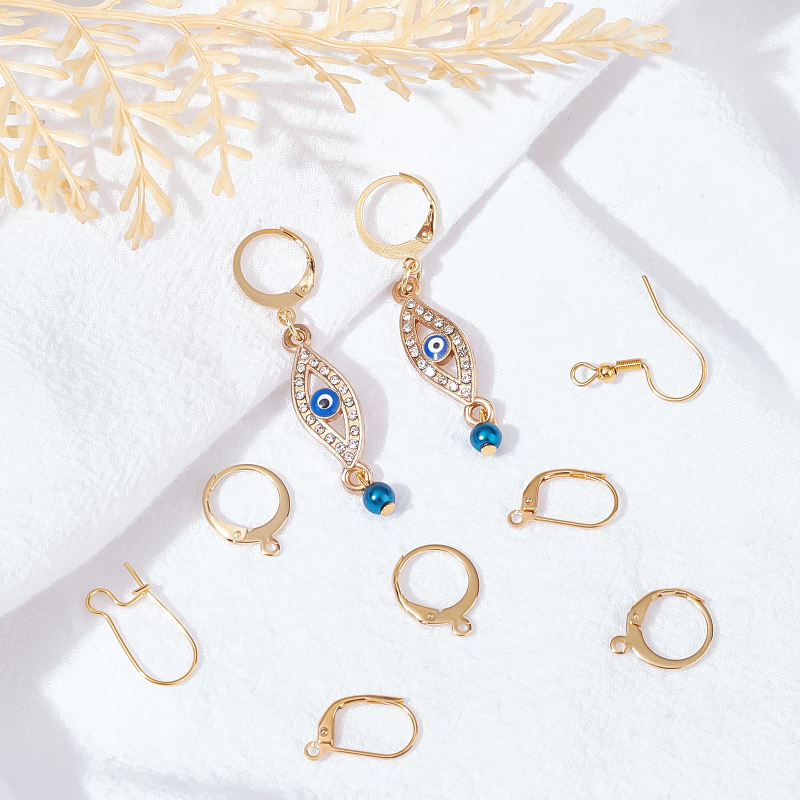 Beebeecraft 1 Boîte De Crochets De Boucles D'Oreilles à Levier 925