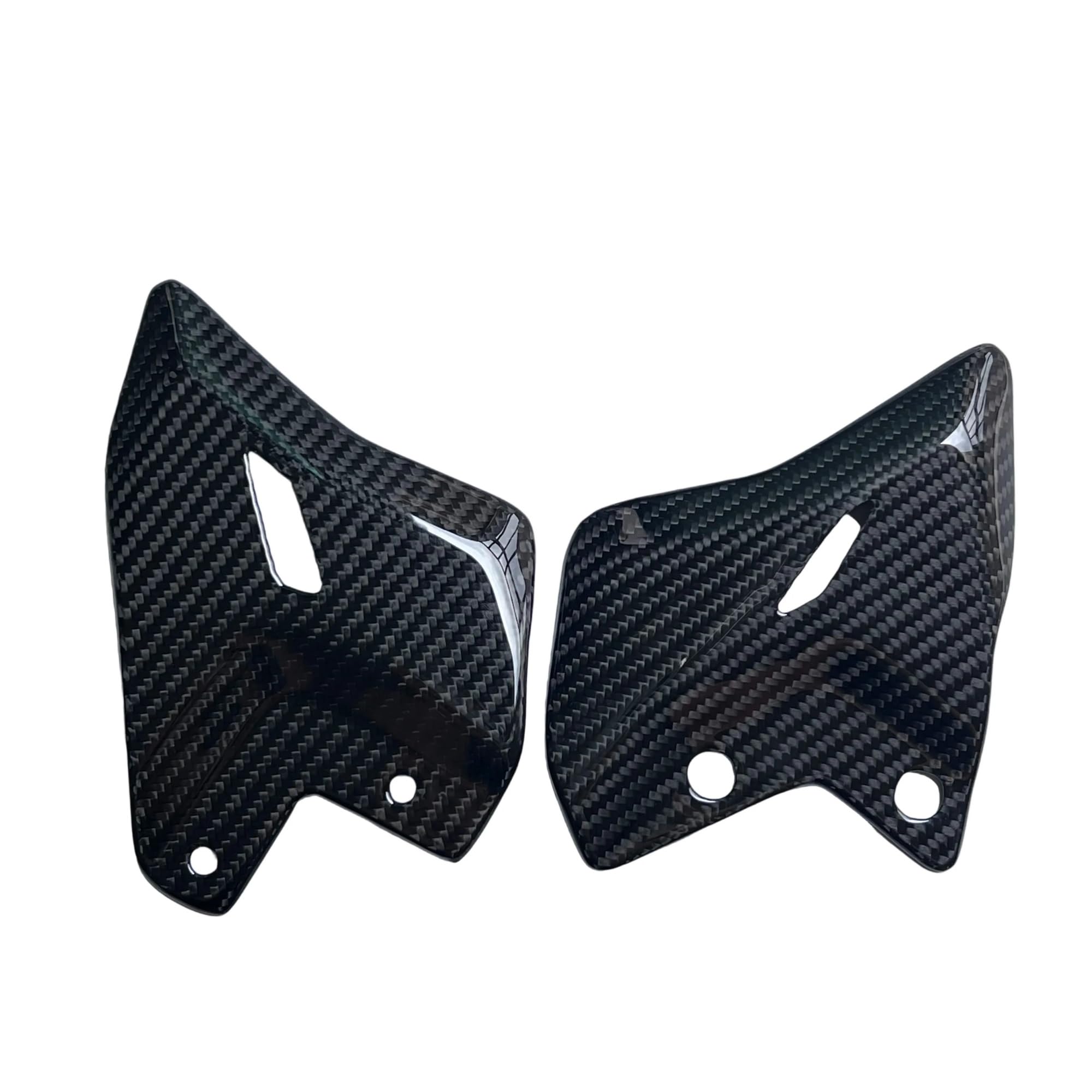 Kompatibel mit Kawasaki Z650 2017–2025 Modifikation: Fersenschutz aus Kohlefaser, hinten montierter Fußschutz, Verkleidung, Motorradzubehör