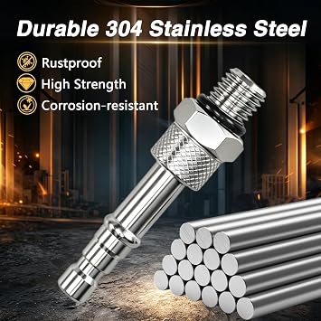 Transmission Fluid Fill Adapter Compatible with Mercedes Benz 722.9 7G-Tronic C300 E350 E550 ML350 GL450 S550, 304 Stainless Steel, with O-Ring X2