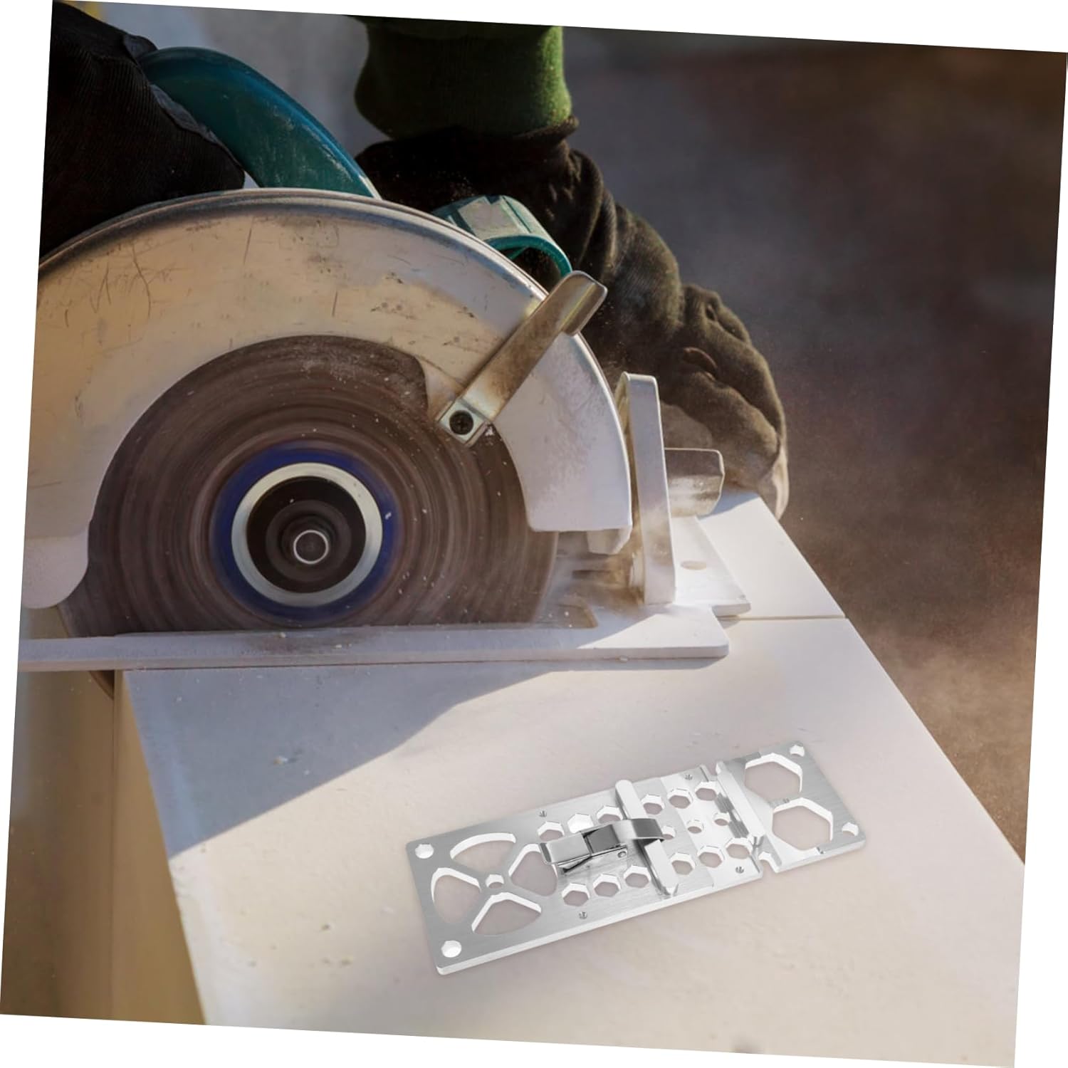 Circular Saw Track Guide Rail for Track Saws Compatible and Guide for Precise Woodworking Cuts