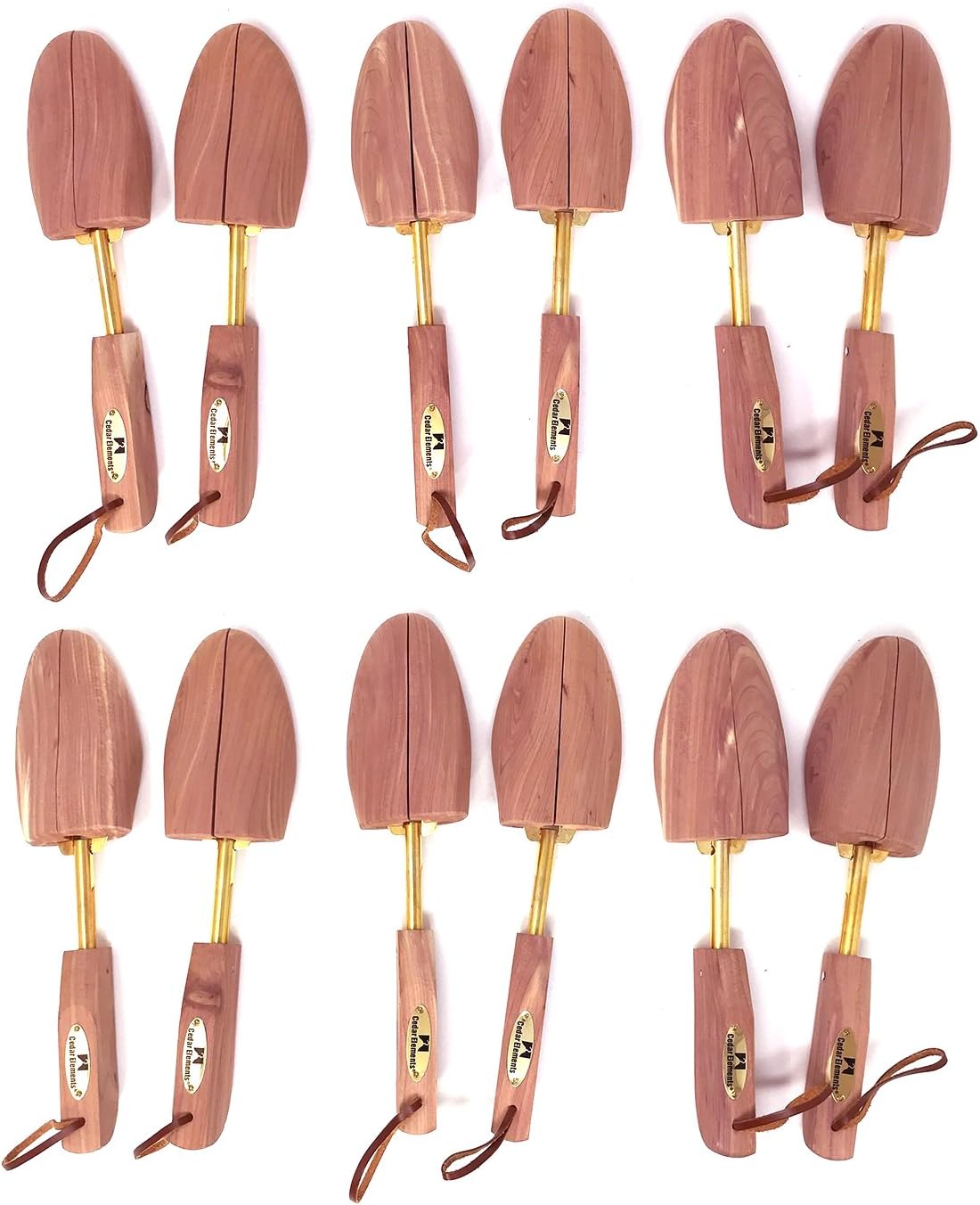 Cedar Elements Little Wholesale Program - Cedar Shoe Tree - 6 Pairs (Large)