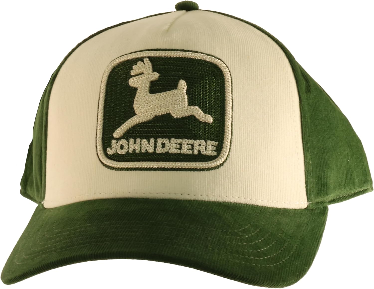 John Deere Mens Olive Vintage Raised TM Emblem Cap - LP86101