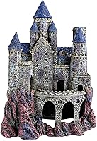 Penn-Plax Wizard’s Castle Large Aquarium Decor RRW8 - 10" Resin Ornament for Freshwater & Saltwater Tanks, Magical Fish Hideaway