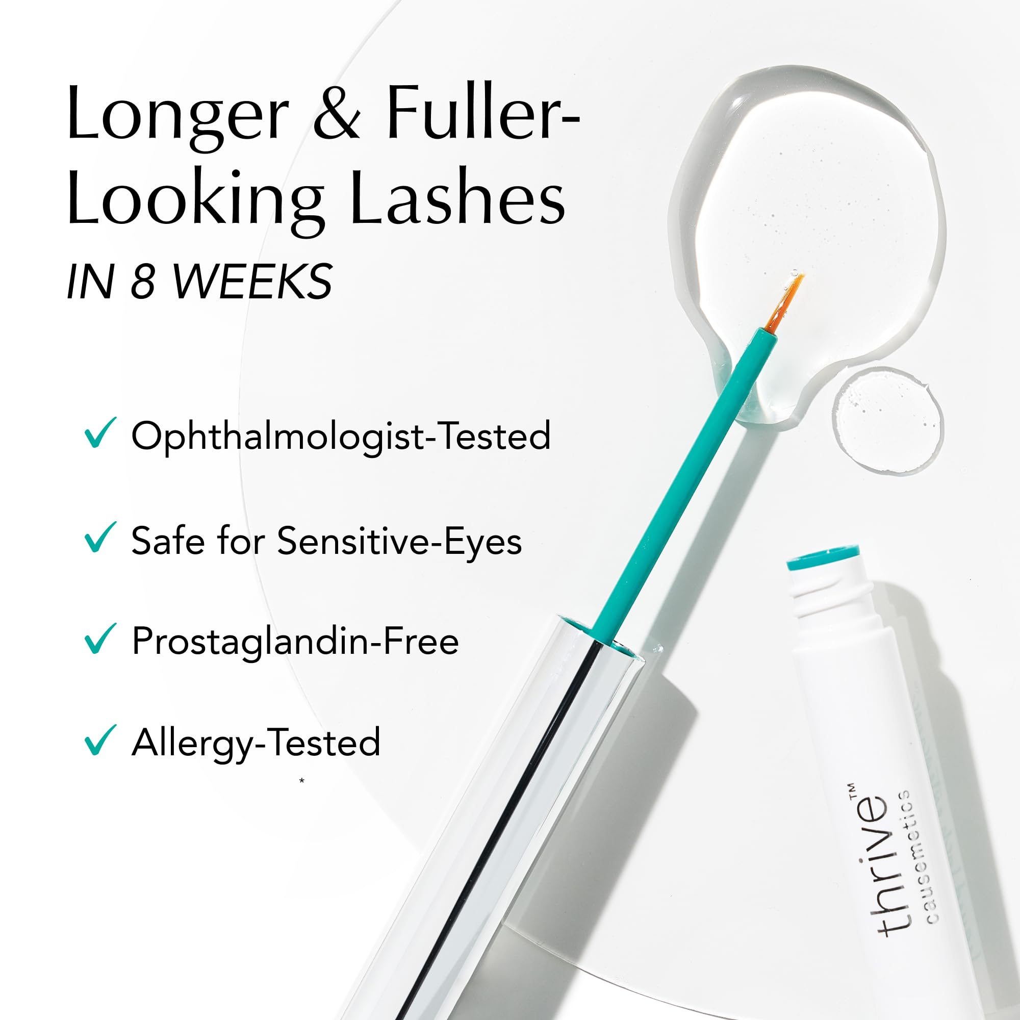 Thrive Causemetics Liquid Lash Extensions Serum, Vegan Lash Treatment
