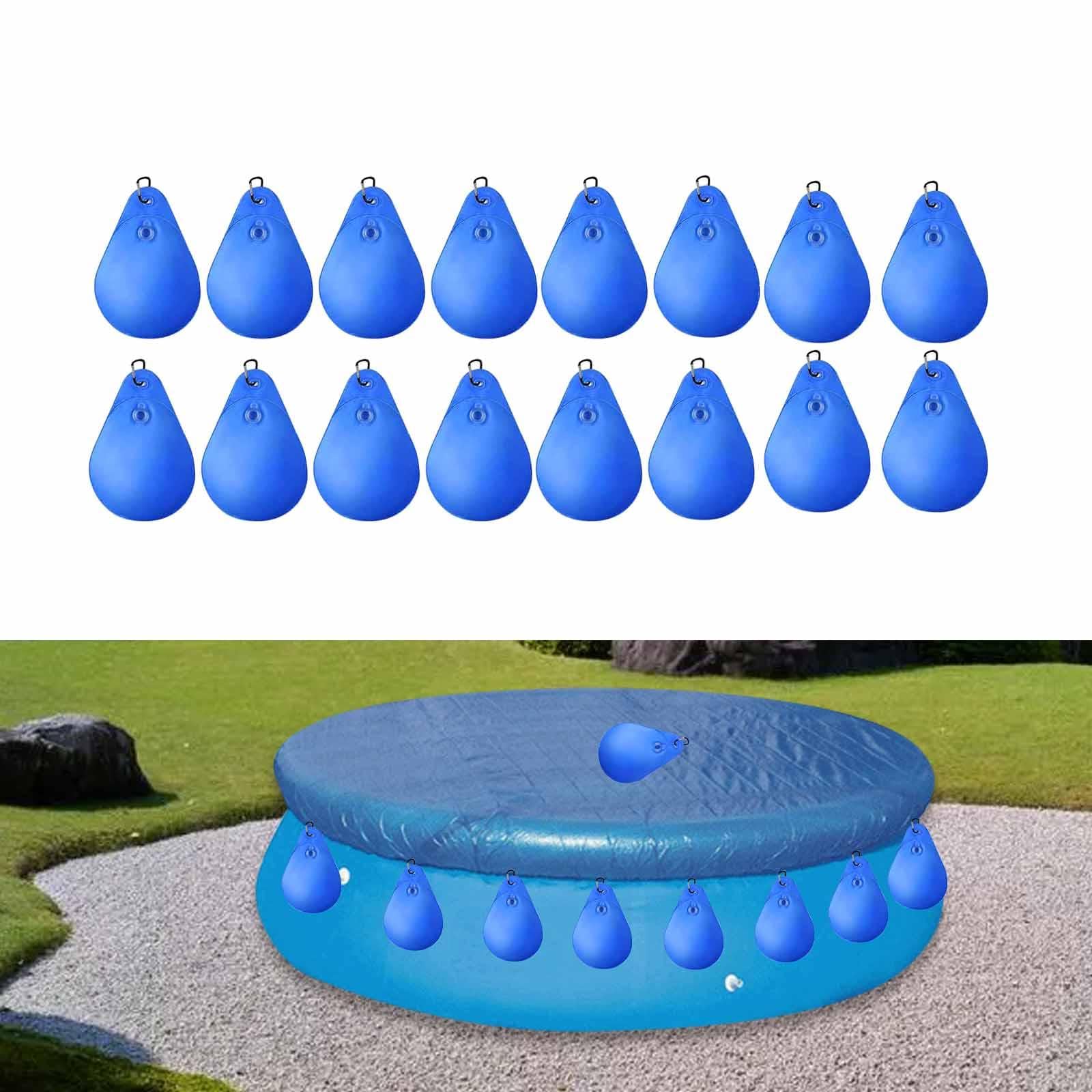 16 Pesas para Cubiertas de Piscina, Bolsas Colgantes para Cubiertas de Piscina para El Invierno, Piscina Y Hogar.