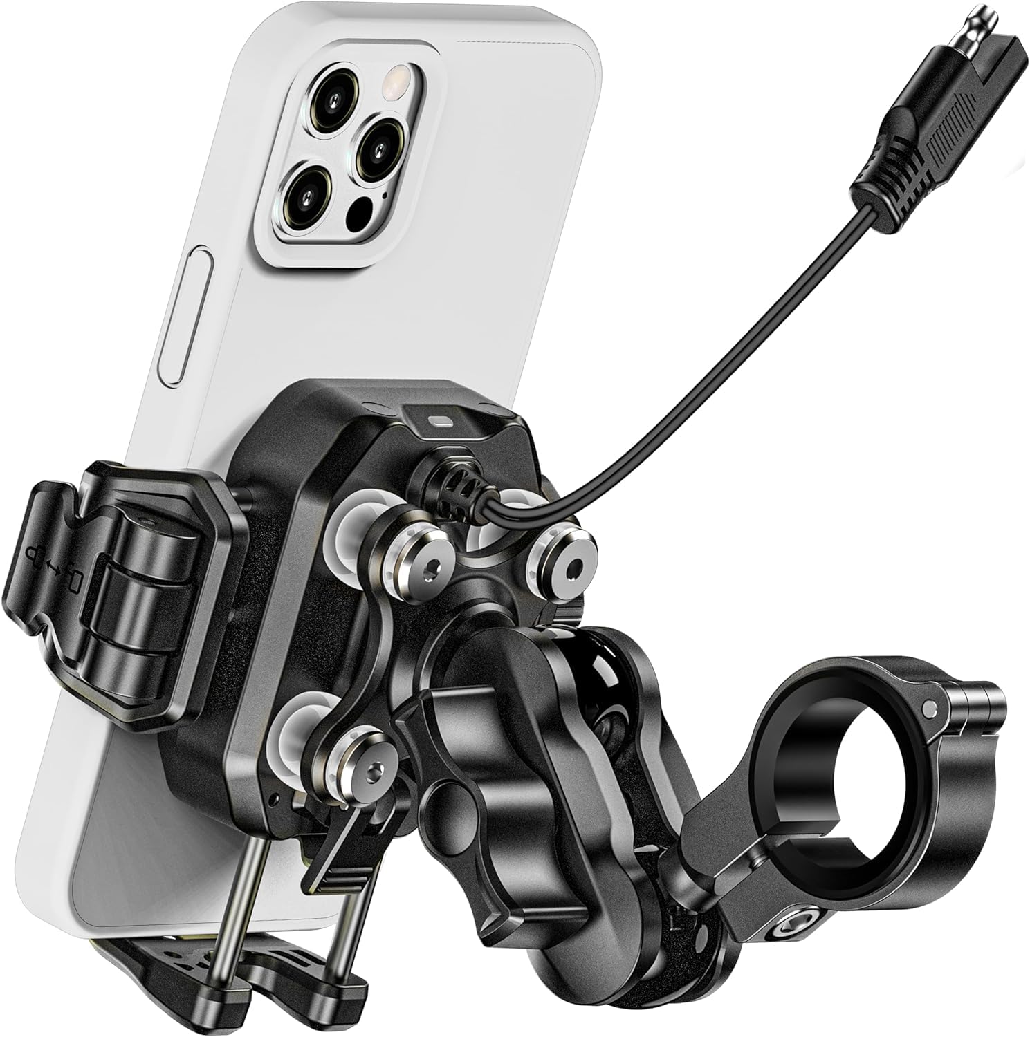 Kaedear Supporto per telefono per moto di ricarica wireless Qi, KDR-M33A
