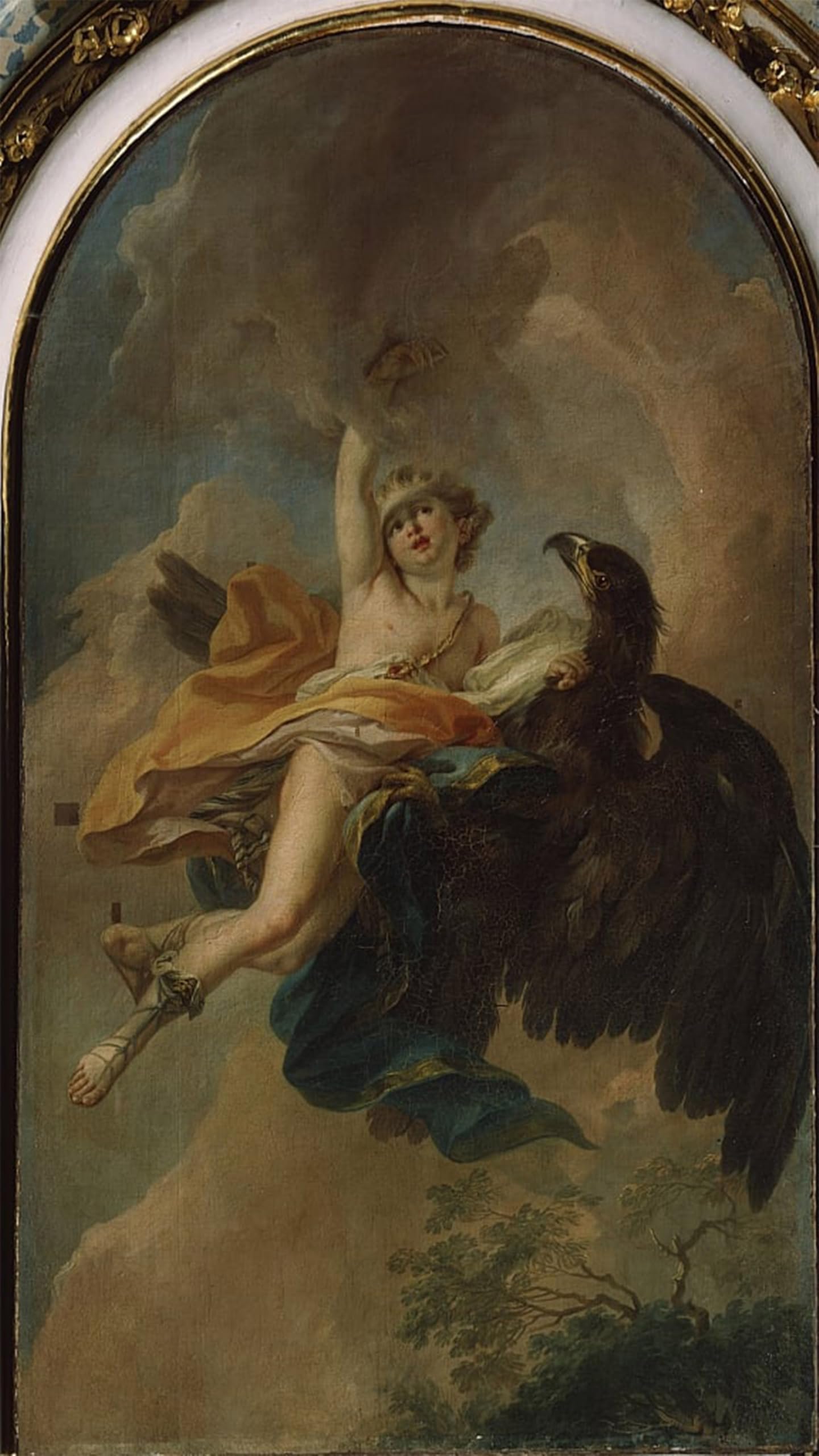 POSTERIIk Famous Modern Artwork Art Mural the Rape of Ganymede by Stefano Torelli Oil Paintings Pictures for Home Decor 60x90cm