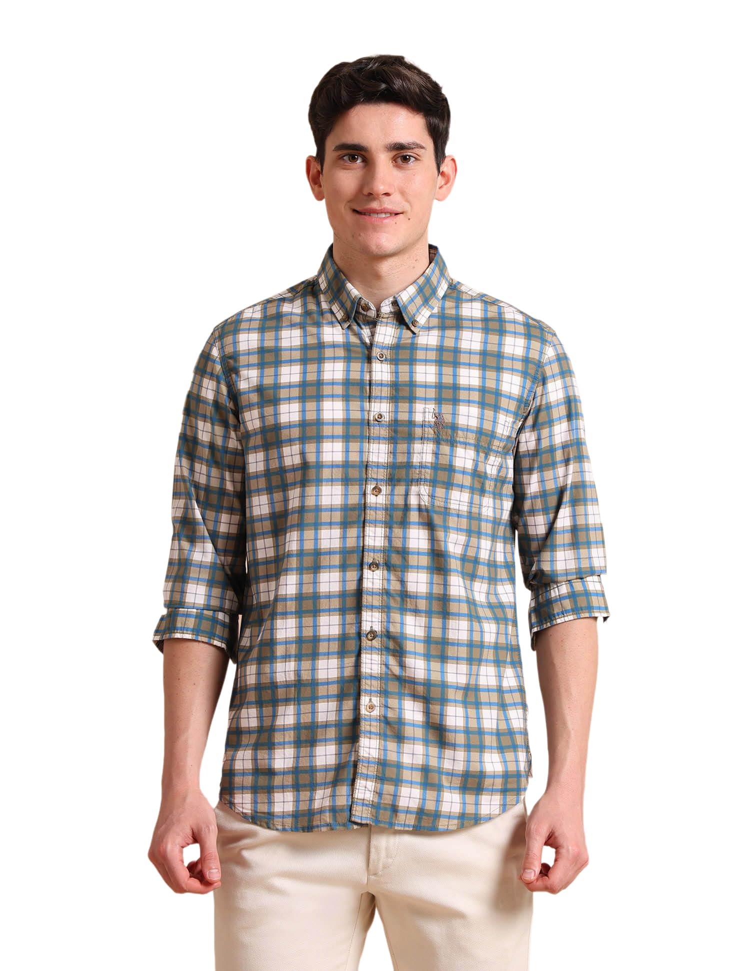 u.s. polo assn. Men's Cotton Regular Fit Shirt-picture-41