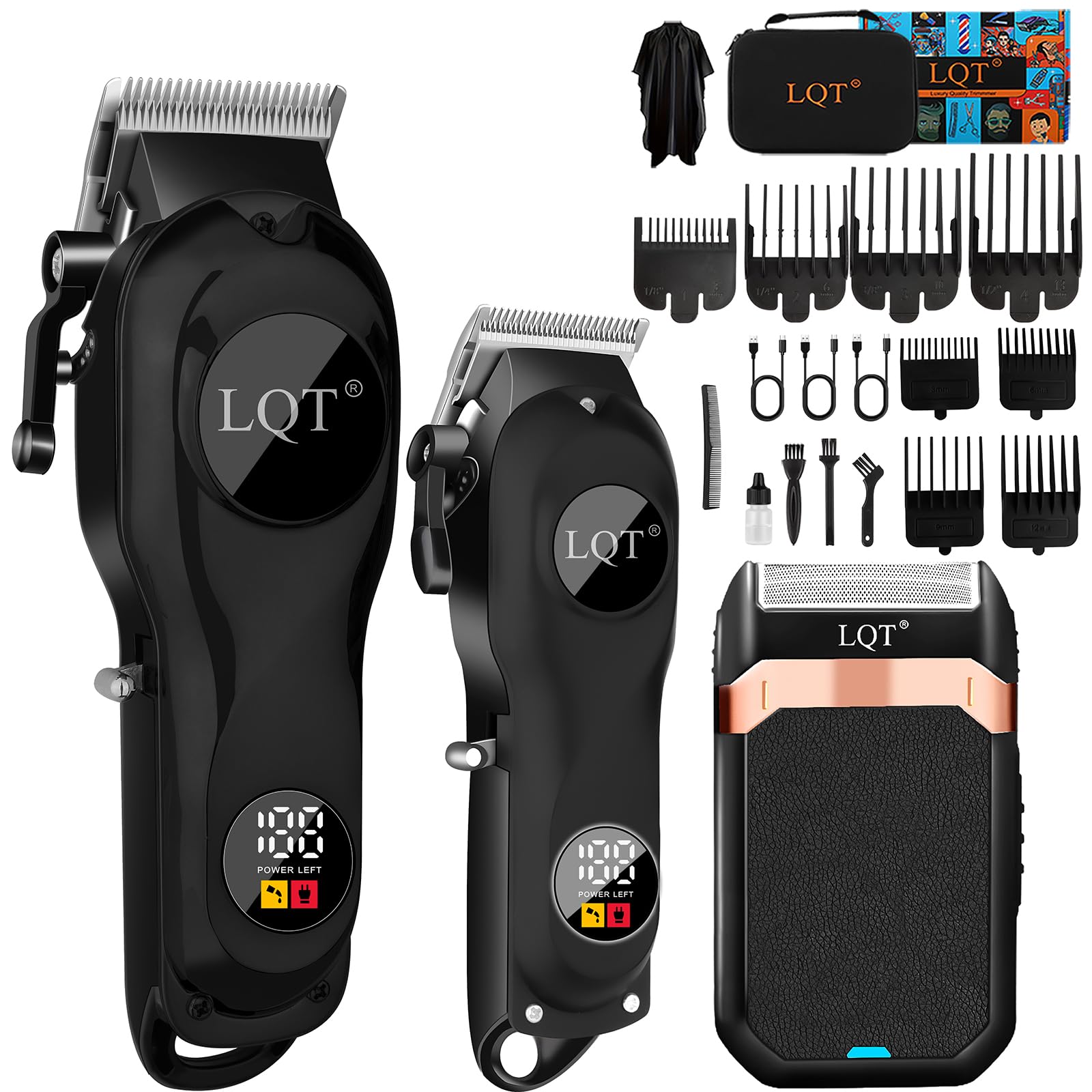 LQT Hair Clippers Men, Professional Hair Trimmer Mens