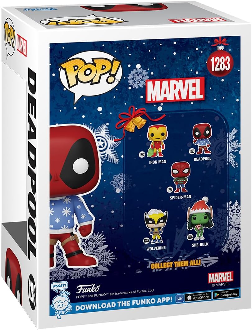 Funko POP! Marvel: Holiday - Deadpool - (SWTR) - Marvel Comics - Collectable Vinyl Figure - Gift Idea - Official Merchandise - for Kids & Adults - Movies Fans - Model Figure for Collectors
