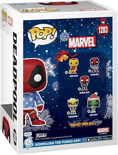 Miniatura 3 de Funko Pop! Marvel Holiday - Deadpool - (SWTR) - Marvel Comics - Figura de vinilo coleccionable - Idea de regalo - Productos oficiales - para niños y