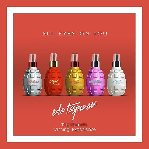 Miniatura 8 de Eda Taspinar Mykonos Supreme Bronzing Bomb - Aceite bronceador en aerosol | Loción bronceadora mediterránea oscura acelerada | Aroma exótico sin SPF