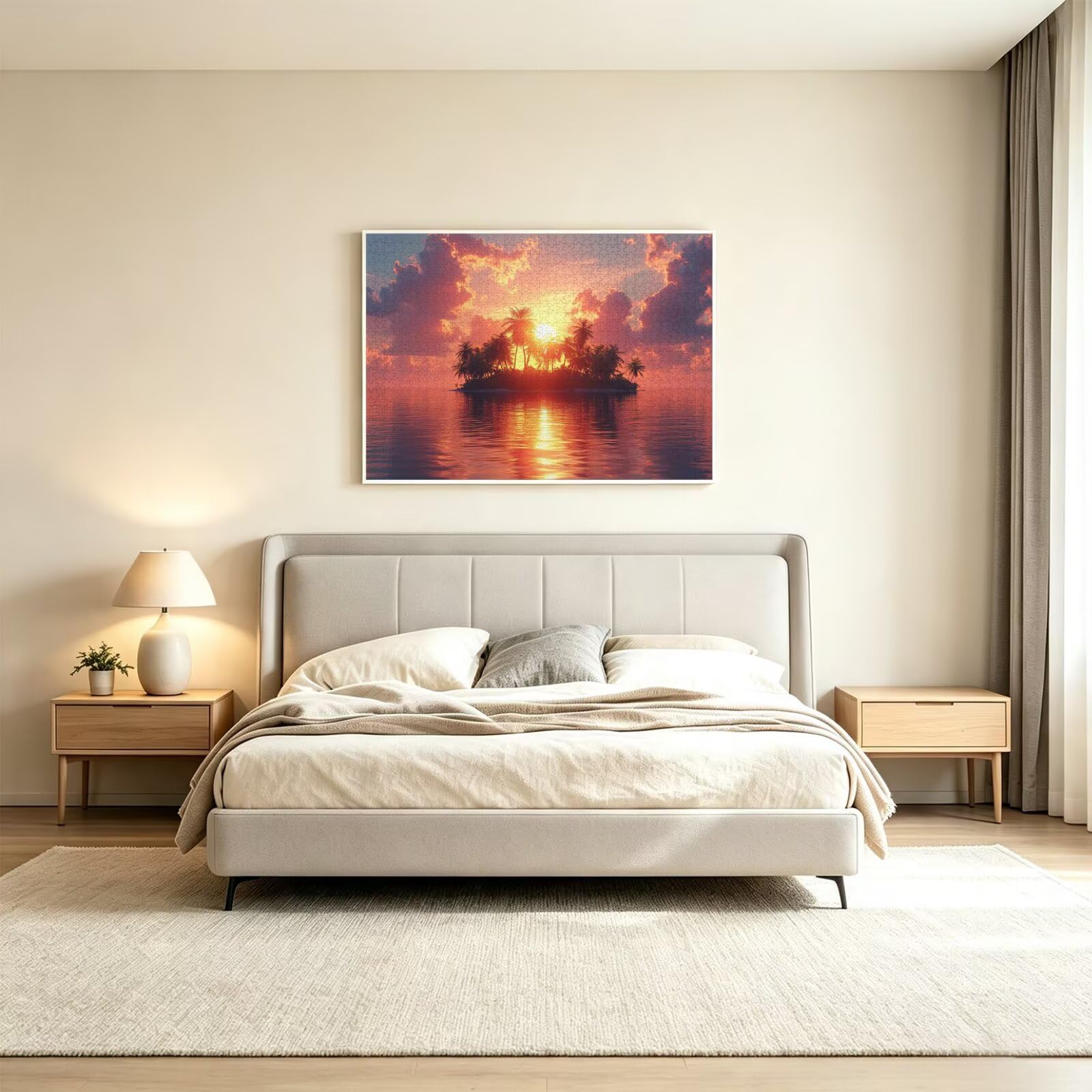 Puzzle dla dorosłych 2000, Island Sunset, 99x70cm, n-780