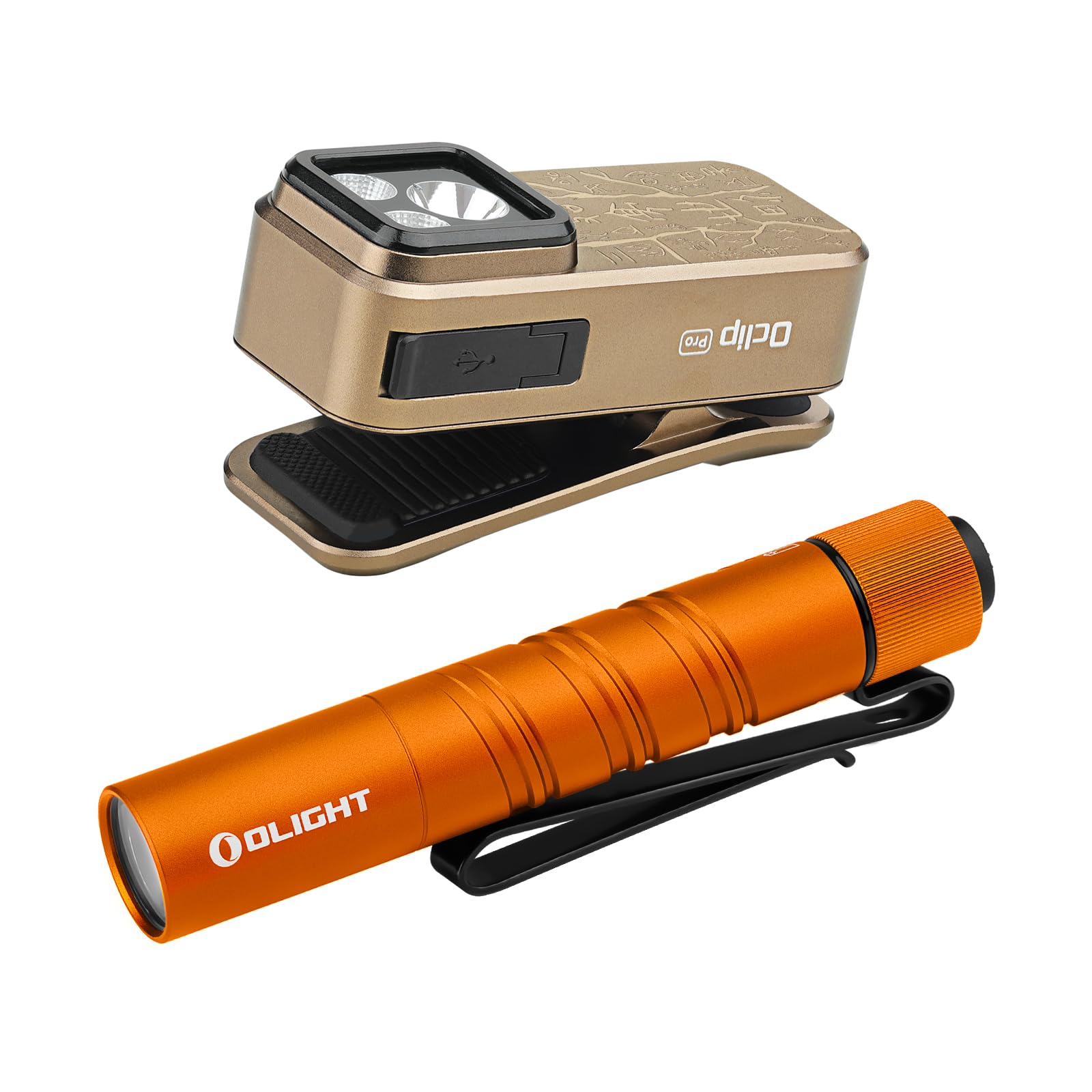 Olight i3T2 EOS & Oclip Pro セット Amazon.com: OLIGHT Oclip Pro EDC Flashlight Clip-on Light Bundle