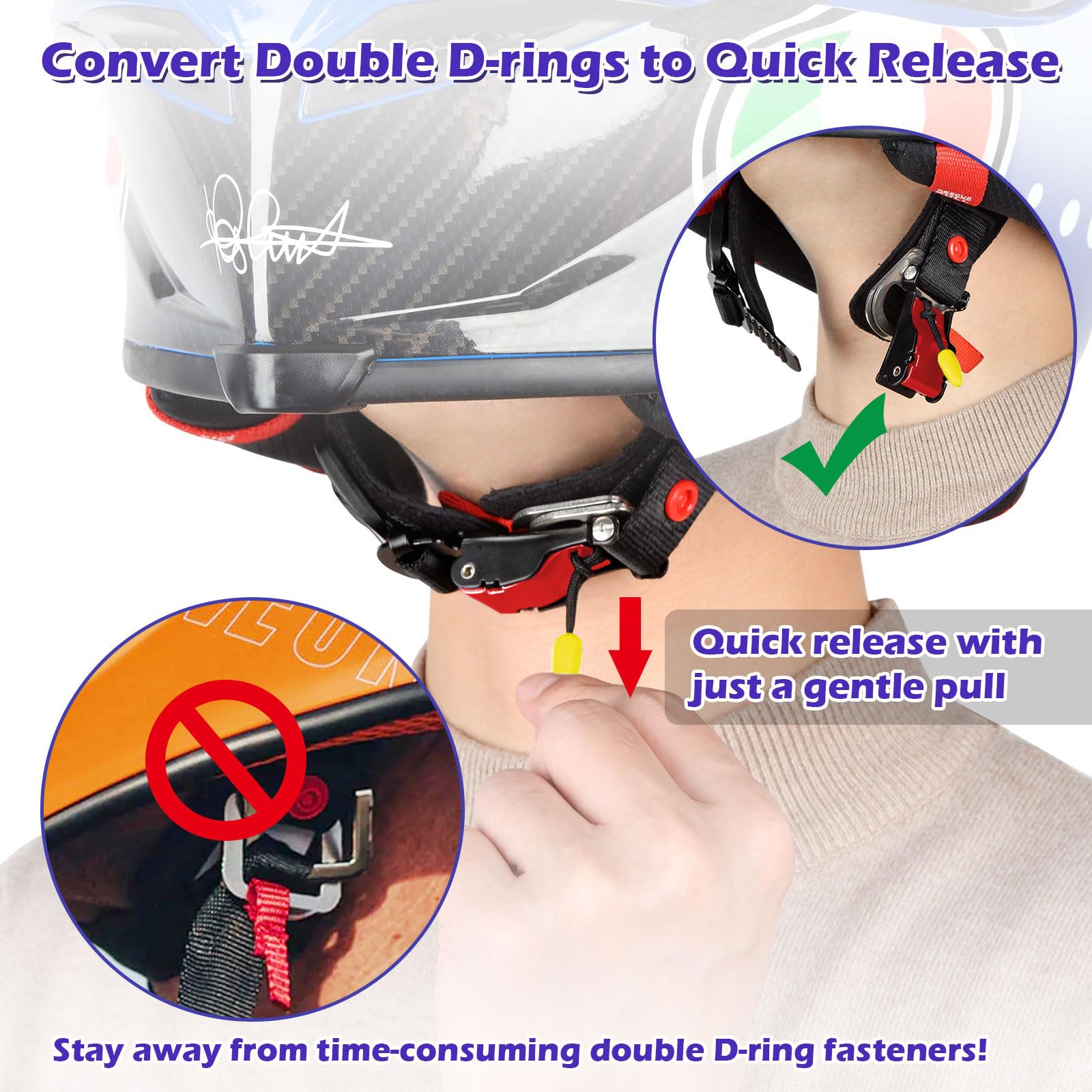 double d-ring versus clasp motorcycle helmet iGuerburn Quick Release Buckle Kit, Stainless Steel Motorcycle Helmet Accessories Chin Strap Buckle for Helmets, Easy to Disconnect Even with Gloves (Red) Car & Motorbike Size:8 x 12 inches Lululemon Green Jasper Everywhere bike fitting