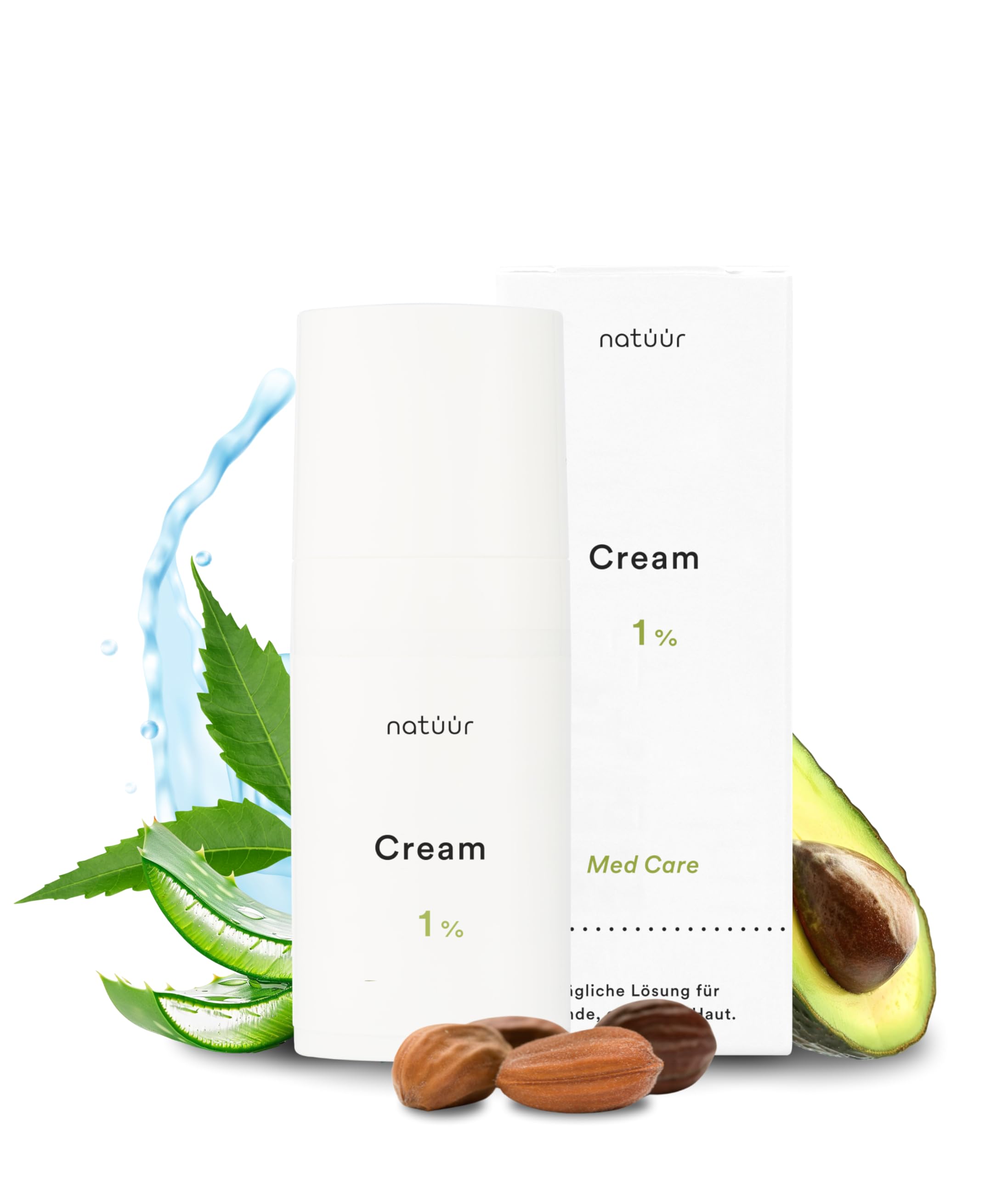 Nextbeau Beruhigende Aloe Vera Creme – 310 Ml, Für Trockene & Empfindliche Haut