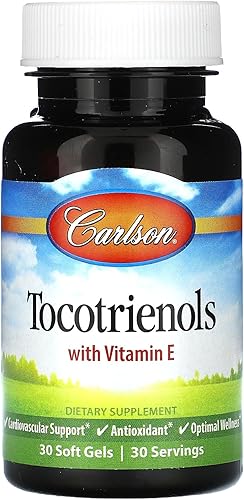 Carlson Labs Tocotrienoles con vitamina E natural, 30 cápsulas blandas